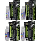 OEM SPS172 Nouveau 2025/KY.GR Koyu Gri 60 ml 4 Adet Saç Boyası + 4 Adet 90 ml Oksidan Set
