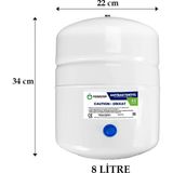 OEM Su Arıtma Cihazı Çelik Su Tankı 2.2 Galon 8lt Tank