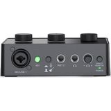 OEM Technology Amplisound Sc1 Akış Mikseri Xlr Mikrofon Arayüzü, Bireysel Kontrol, 48V Phantom Güç, LED Seviye Göstergesi ve Emniyet Kilidi ile Podcast/kayıt/vokal/oyun Sesi Için