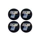 OEM Tofaş Fiat Uyumlu Alüminyum Yapıştırma Sticker Arma Jant Göbeği 4'lü