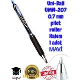 OEM UMN-207 0.7 mm Jel Pilot Roller Kalem, Mavi