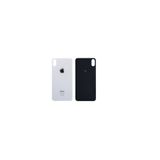 OEM Uyumlu İphone Xs Max Arka Kapak Lazer Kesim ( Pil Kapağı ) Cam - - Beyaz