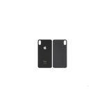 OEM Uyumlu İphone Xs Max Arka Kapak Lazer Kesim ( Pil Kapağı ) Cam - - Siyah