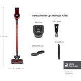 OEM Vantuz Power Up Dikey Süpürge Imperial Red