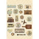 OEM Vintage Old Retro Ülkeler Bavul Tipi Etiket, Laptop, Ipad, Defter, Kitap, Planlayıcı Sticker Seti