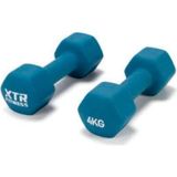 OEM Vinyl Neoprene Dambıl Seti 2 Adet 4 kg - Lacivert