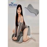 Oem VISCORA® Ortopedik Vücut Destek Minderi – Yapı Visco-Yıkanabilir Kılıf – Ofis/Ev/Yatak