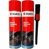 OEM Würth Araç Içi Temizleme Köpüğü 2 Adet 500 ml 500 ml ve Detaylı Temizlik Fırçası