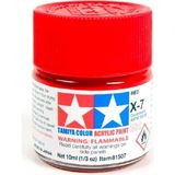 OEM X-7 Red Parlak Akrilik Boya (10 Ml) - Belirtilmemiş
