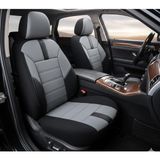 OEM Yıldız Gs Serisi Renault Latitude Ile Uyumlu Tam Set Oto Koltuk Kılıfı - Gri - Siyah