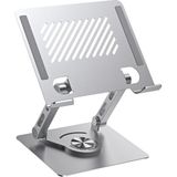 OEM Zr 753 15.9" Alüminyum Katlanabililir 360 Derece Dönebilen Tablet ve Laptop Standı - Gri
