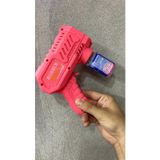 Oemn Köpük Tabancası Pilli Otomatik Baloncuk Tabancası Space Bubble Gun
