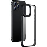 OEMTR Baseus Crystal iPhone 13 Pro 6.1 Kılıf Jel Çerçeve Zırhlı Silikon KILIF-1852 - Gümüş
