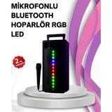 OEMTR Renkli Işıklı Bluetooth Hoparlör - Taşınabilir Güçlü Ses Performansı