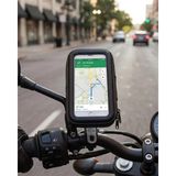 OEMTR Su Geçirmez Motosiklet Bisiklet Telefon Tutucu 360 Derece Döner Gidon Telefon Standı - Çok Renkli