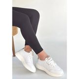 OEY Fashions Yejja Beyaz Cilt Bağcıklı Spor Ayakkabı - Çok Renkli