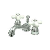 Of ES3951PX Porselen Çapraz Saplı Yaygın Lavabo Bataryası, Mini, Parlak Krom