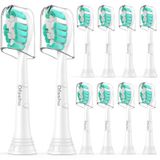 Ofashu Philips Sonicare DiamondClean Protectiveclean C1 C2 G2 W Serisi 2 4100 5100 6100 9024 6064, Beyaz, 10 Sonic Elektrikli Fırça Başlığı ile Uyumlu Diş Fırçası Yedek Başlıkları