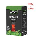 Ofçay Efsane Filiz Çay 1 kg x 12 Paket - 12 kg