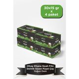 Ofçay Efsane Siyah Filiz Demlik Poşet Çay 30 Adet x 15 gr 4 Paket