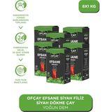 Ofçay Efsane Siyah Filiz Dökme Çay 6 kg Yoğun Dem Özelliğiyle Taze Siyah Çay Aroması - 1 kg