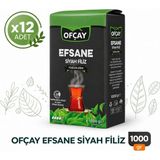 Ofçay Efsane Siyah Filiz Dökme Siyah Çay 1000 G-12\'li Koli - 12 kg