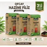 Ofçay Hazine Filiz Siyah Çay 1000 gr x 3 Adet - 1 kg