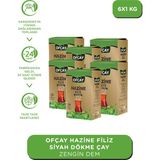 Ofçay Hazine Siyah Dökme Çay 1 kg X 6 Paket Zengin Dem Kalitesi ile Taze ve Doğal