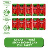 Ofçay Tiryakisine Dökme Siyah Çay 1000Gr 10 Adet