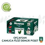 Ofçaysan Çamlıca Filizi Demlik Poşet Siyah Çay 15 G x 30 Adet-12\'li Koli