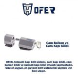 Ofer Cam Kapılar Ve Cam Balkonlar İçin Güvenlikli Emniyet Kilidi Yeni Tip