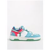 Off Play Beyaz - Mavi Kadın Deri Sneaker SORRENTO 1-D
