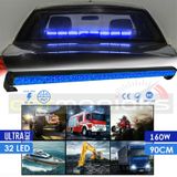 Off Road Acil Durum İkaz Tepe Lambası 32 Led 160W Kumandalı Çakar