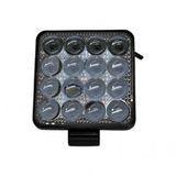 Off Road Beyaz Isik Sis Fari Lambasi 16 Led Kare 110X110cm-Yuksekparlaklık Aa159