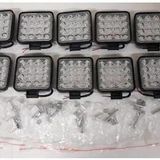 Off Road Sis Farı - Lambası 16 Led Kare Çalışma Lambası (10 ADET)