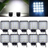 Off Road Sis Farı - Lambası 16 Led Kare Çalışma Lambası (418104220)