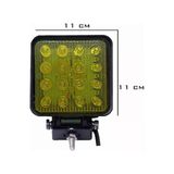 Off Road Sis Farı Sis Lambası 16 Led Kare 2'Li Paket Sarı