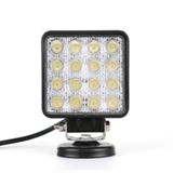 Off Road Tepe Lambası Traktör Forklif Çalışma Lambası 16 Led Kare