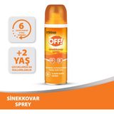 Off! Sinekkovar Sprey 100 ml Güçlü Formül ile 6 Saat Süreyle Sivrisinek ve Karasineklerden Koruma