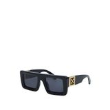 Off-white Leonardo Oeri049 1007 Siyah Asetat Unisex Güneş Gözlüğü