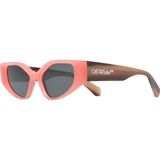 Off-White Memphis Oeri 063 Pembe Kahverengi Asetat Unisex Güneş Gözlüğü - 54