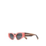 Off-white Memphis Oeri 063 Pembe Kahverengi Asetat Unisex Güneş Gözlüğü