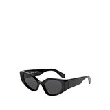 Off-white Memphis Oeri 063 Siyah Asetat Unisex Güneş Gözlüğü
