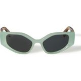 Off-White OERI063 5907 54-19 Kadın Güneş Gözlüğü – Mavi Cat Eye Çerçeve & Füme Mat Cam