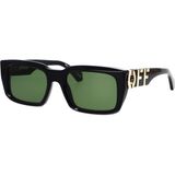 Off-White OERI125 1055 Siyah Asetat Unisex Güneş Gözlüğü - 54