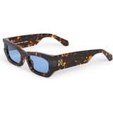 Off-White OERI147 6045 Unisex Güneş Gözlüğü - Alaca Kahverengi