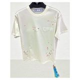 Off-White T-Shirt - L - 001-Beyaz