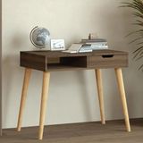 Offer Çalışma Masası, Bilgisayar Masası, Çekmeceli Kilim, Ahşap Ayak, Ev-Ofis
