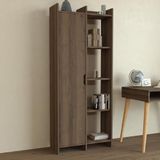 Offer Çok Raflı, Tek Kapaklı Kitaplık Naturel - 180 cm, Ev-Ofis, Kütüphane
