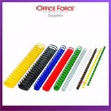 Office Force 38 Mm (oval) Beyaz Plastik Spiral Cilt Malzemesi 50'li